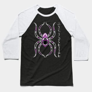 Asabikeshiinh (spider) Asexual Pride Baseball T-Shirt